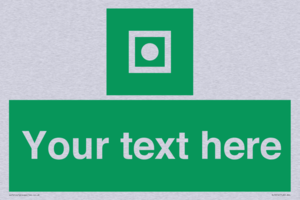 Custom sign safe condition Shipboard general alarm